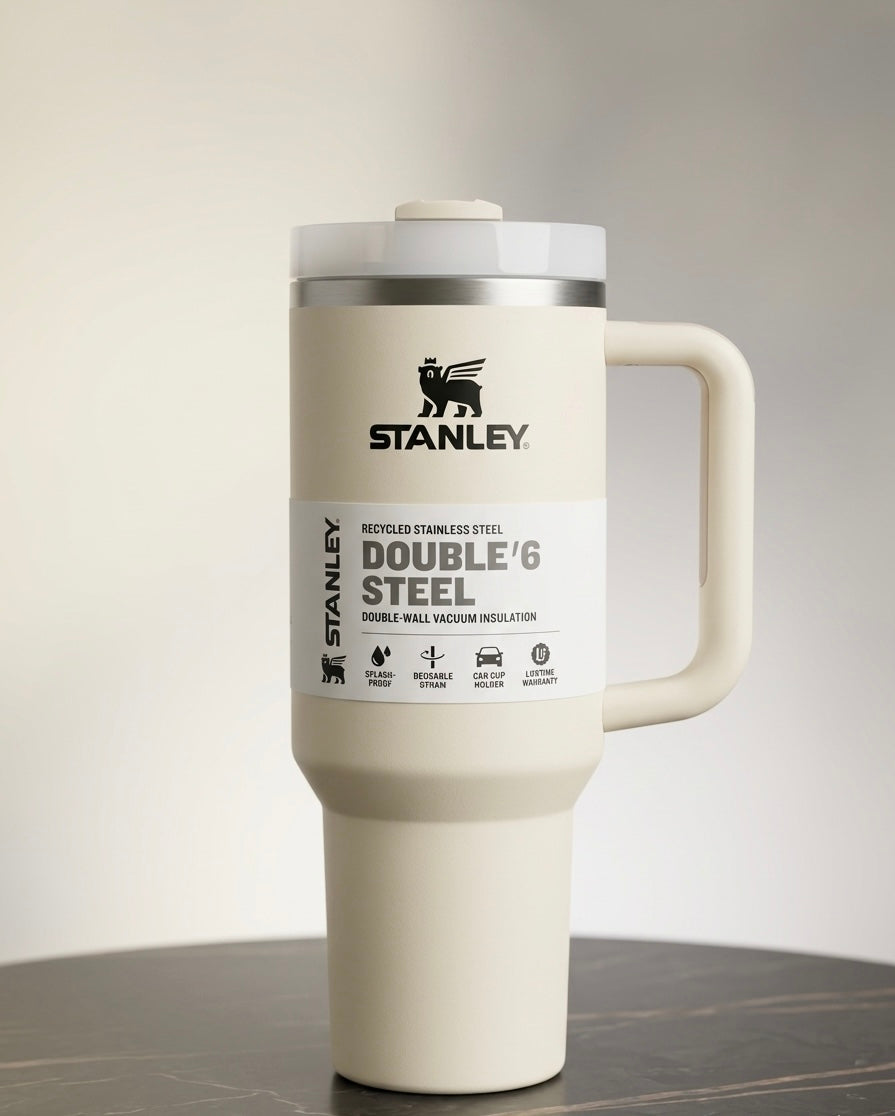 Double-Wall Vacuum Insulated Stainless Steel Tumbler – 1.18 Liter Hot & Cold Travel Cup