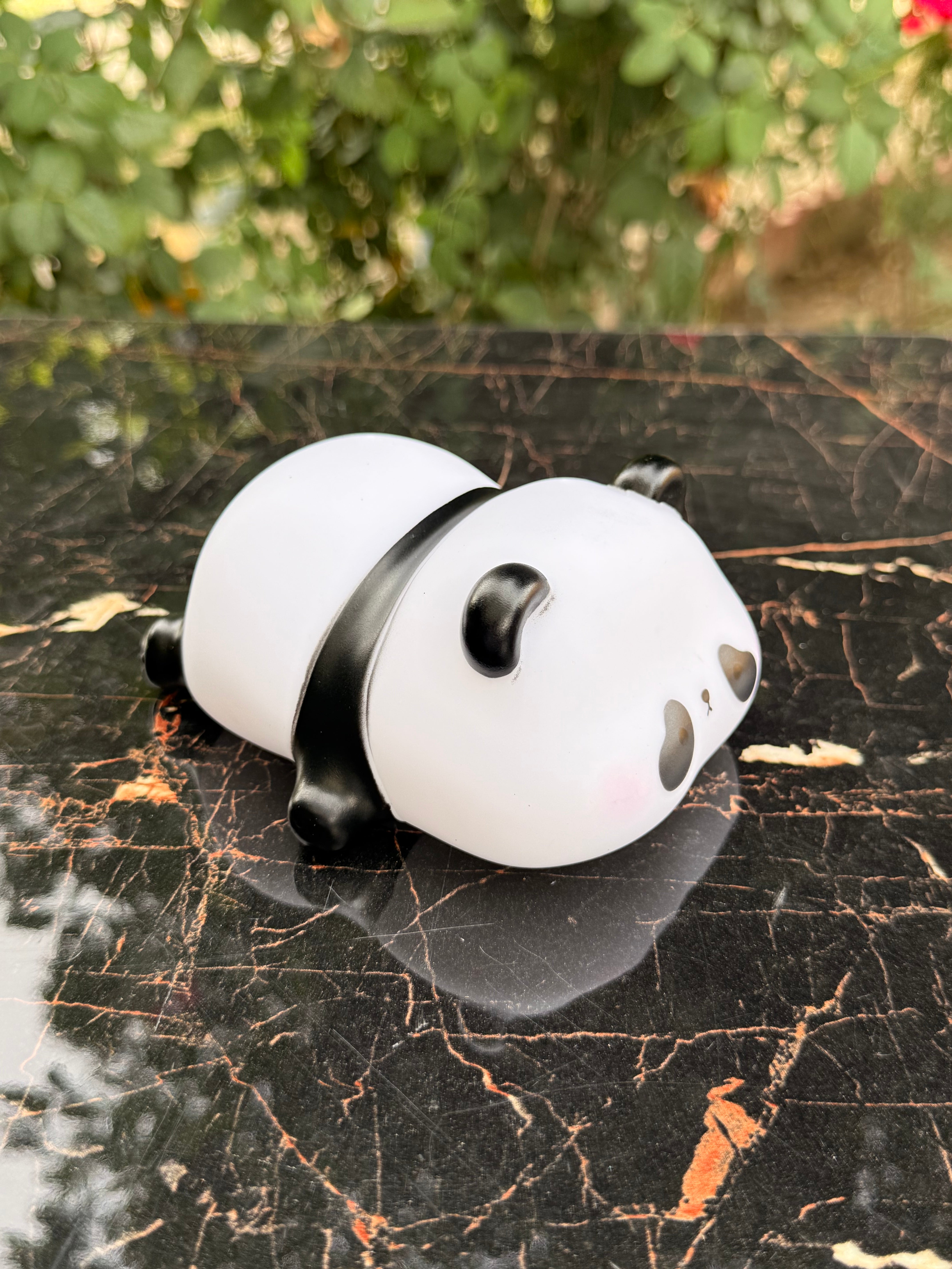 Cute 6-Inch Panda Silicone Night Light – 3 Color Changing Touch Sensor Wireless Lamp